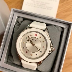 Michele Cape Topaz White Watch
